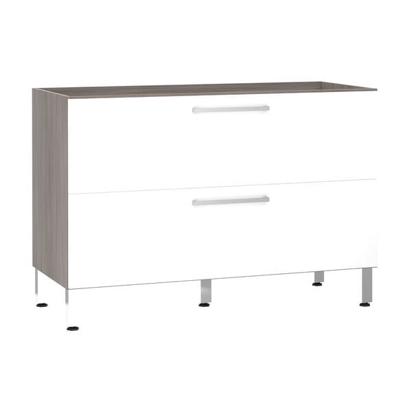 Balcão de Cozinha Misto 53x82,5x53cm Branco Prime Luciane