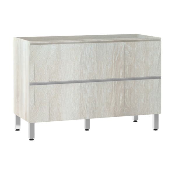 Balcão de Cozinha Misto 53x82,5x53cm Legno Crema Prime Luciane