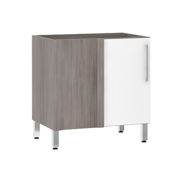 Balcão de Cozinha Reto 53x82,5x53cm Branco Prime Luciane