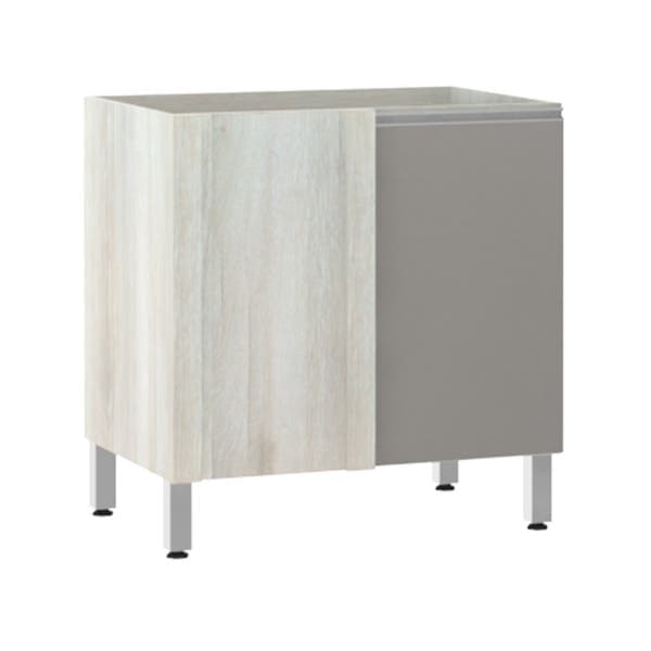 Balcão de Cozinha Reto 53x82,5x53cm Capuccino Prime Luciane