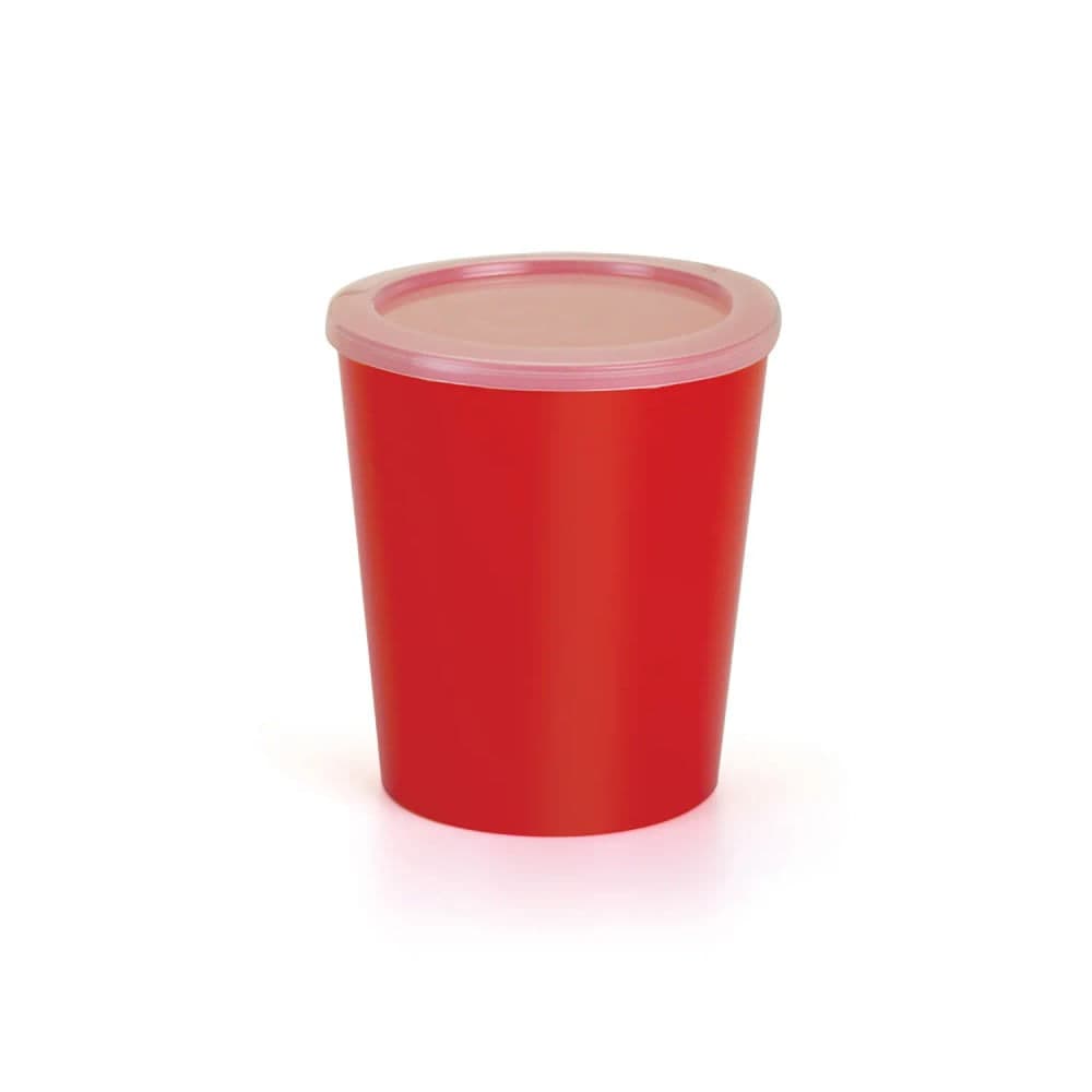 Balde de Pipoca com Tampa 11,7cm Vermelho - Oldaniplast