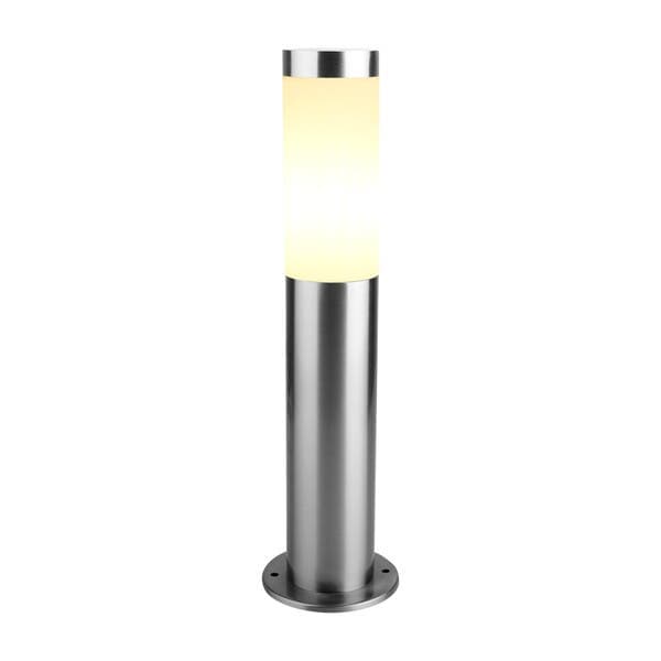 Balizador Elétrico Cilíndrico Externo para Parafusar E27 Bergen Prata IP44 Inspire