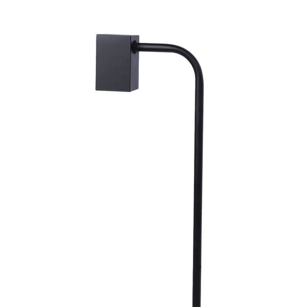 Balizador Mini Quadrado Externo Alumínio GU10 Preto IP44