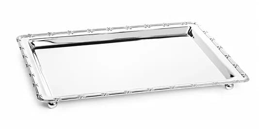 Bandeja com Pé Croise 25,5cmx16cmx2,5cm - Wolff