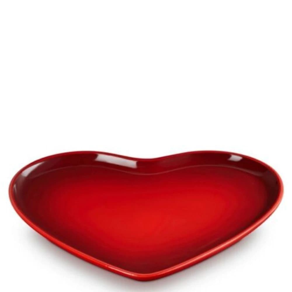 Bandeja de Cerâmica Le Creuset Sphere Coração Vermelha 32cm