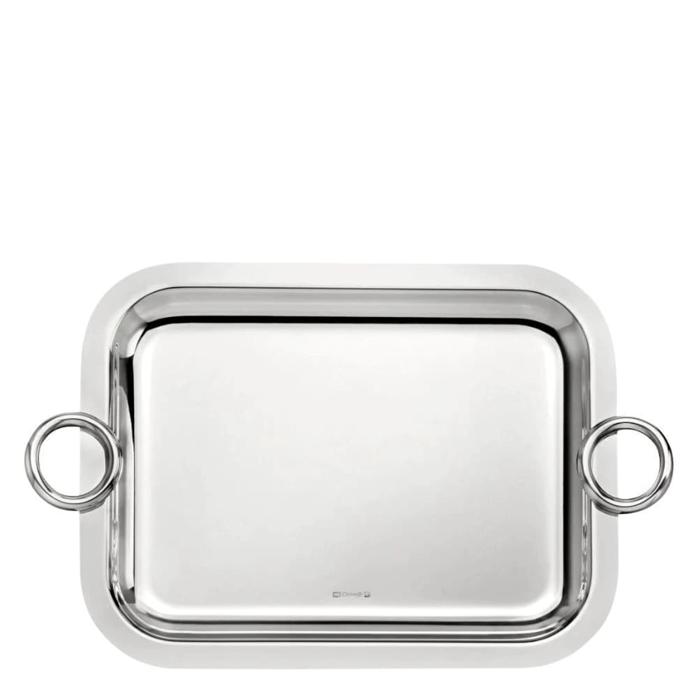 Bandeja de Prata Christofle Vertigo 25x20cm