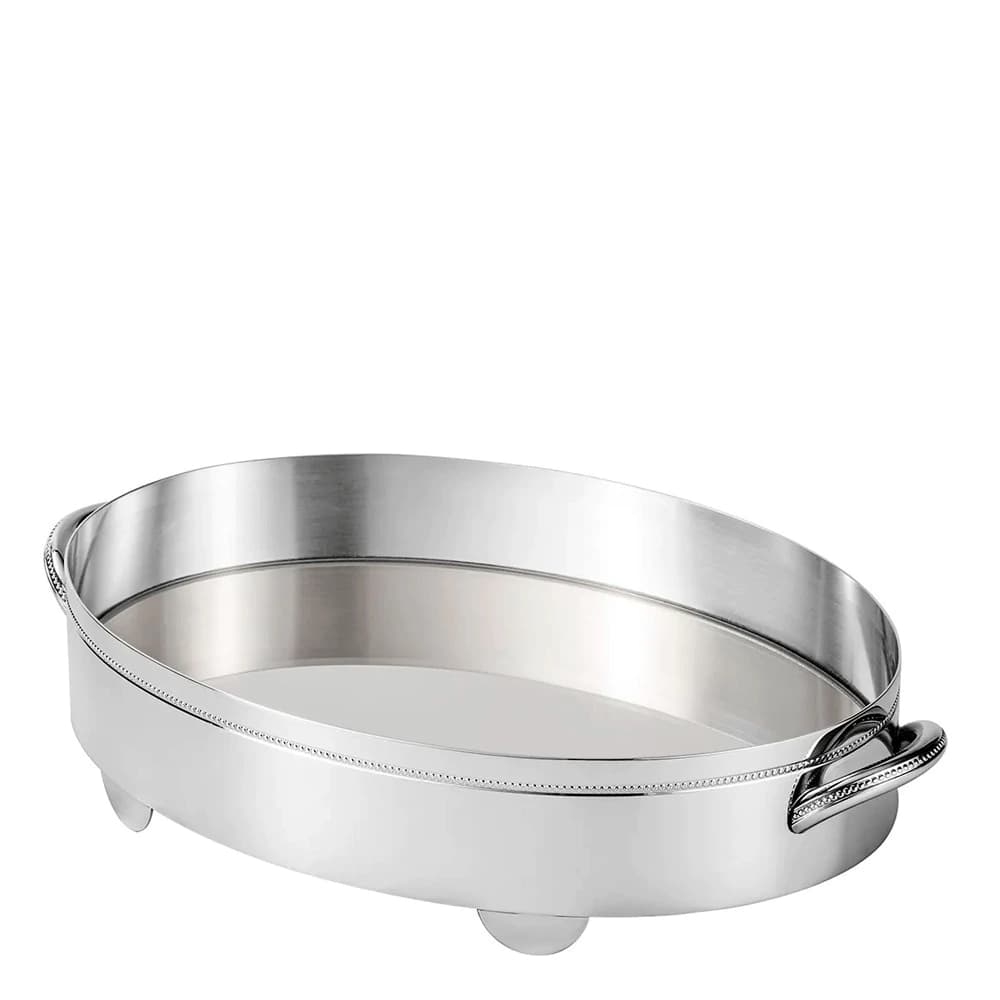 Bandeja de Prata St. James Bloom 33x20x5cm