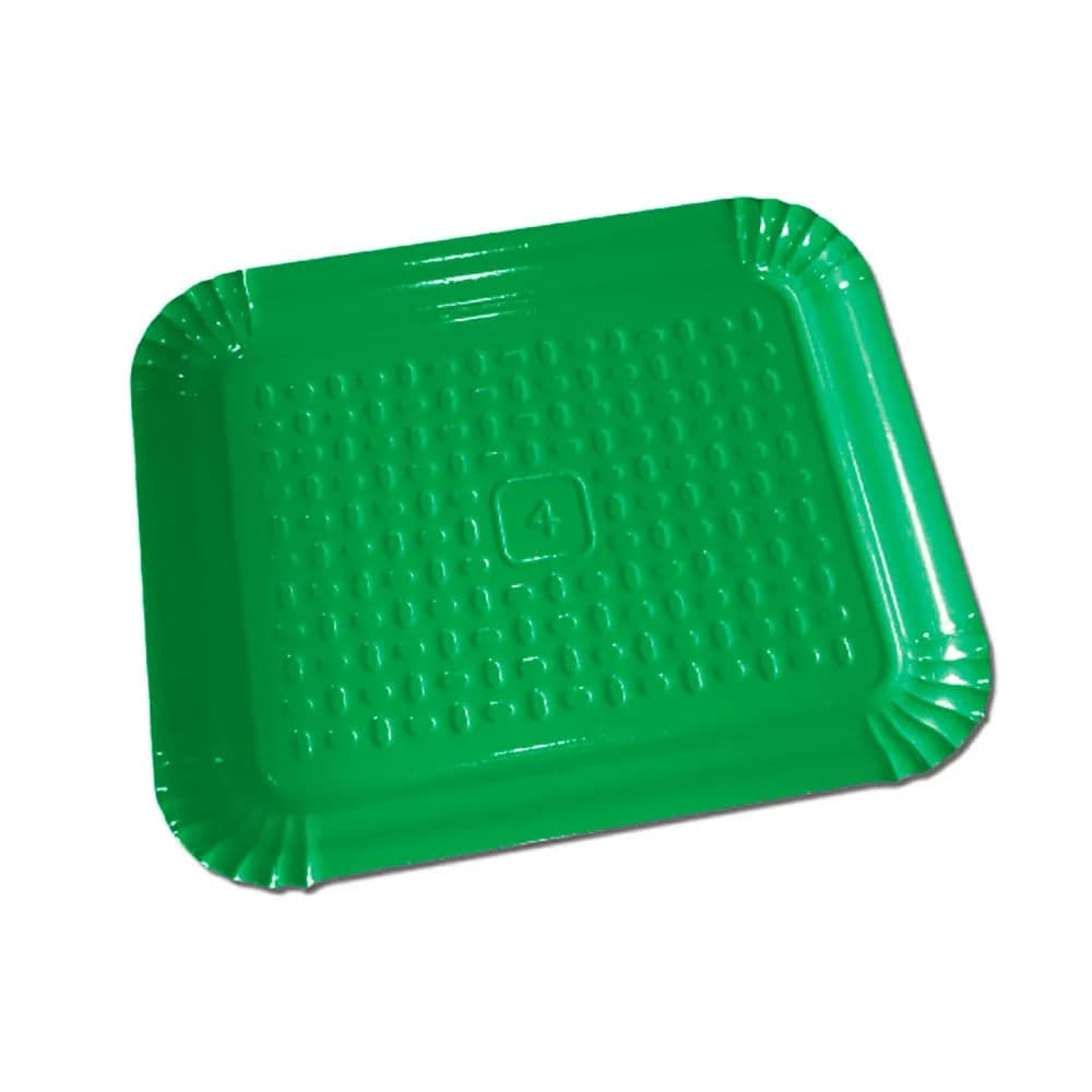 Bandeja Laminada B04 33x26cm Verde - Ultrafest