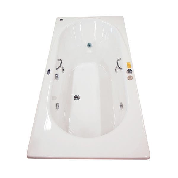 Banheira com Hidromassagem 160x90x46cm Acrílico Ourocril Premium Ouro Fino