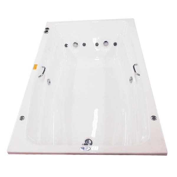 Banheira com Hidromassagem 180x115x42cm Acrílico Acrilbath Premium Ouro Fino