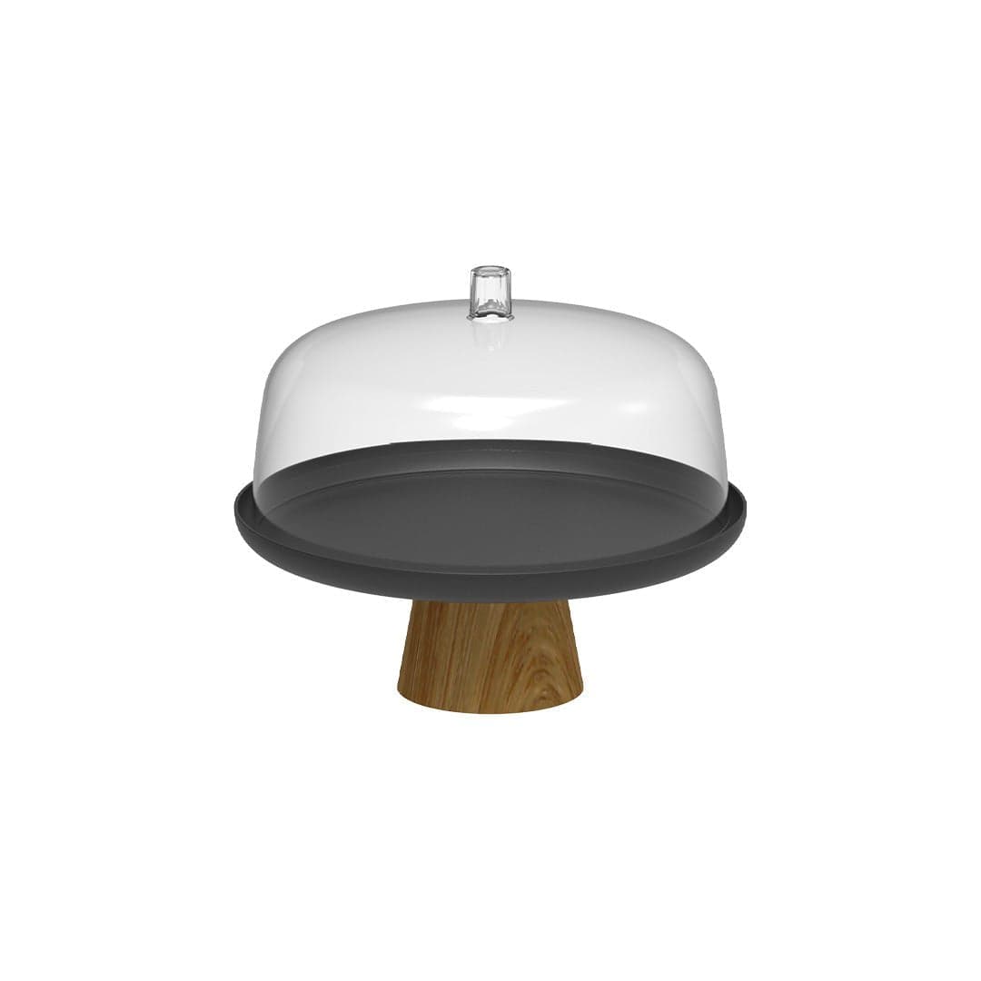 Boleira Ou com Cúpula e Pé 25cm Linha Lume