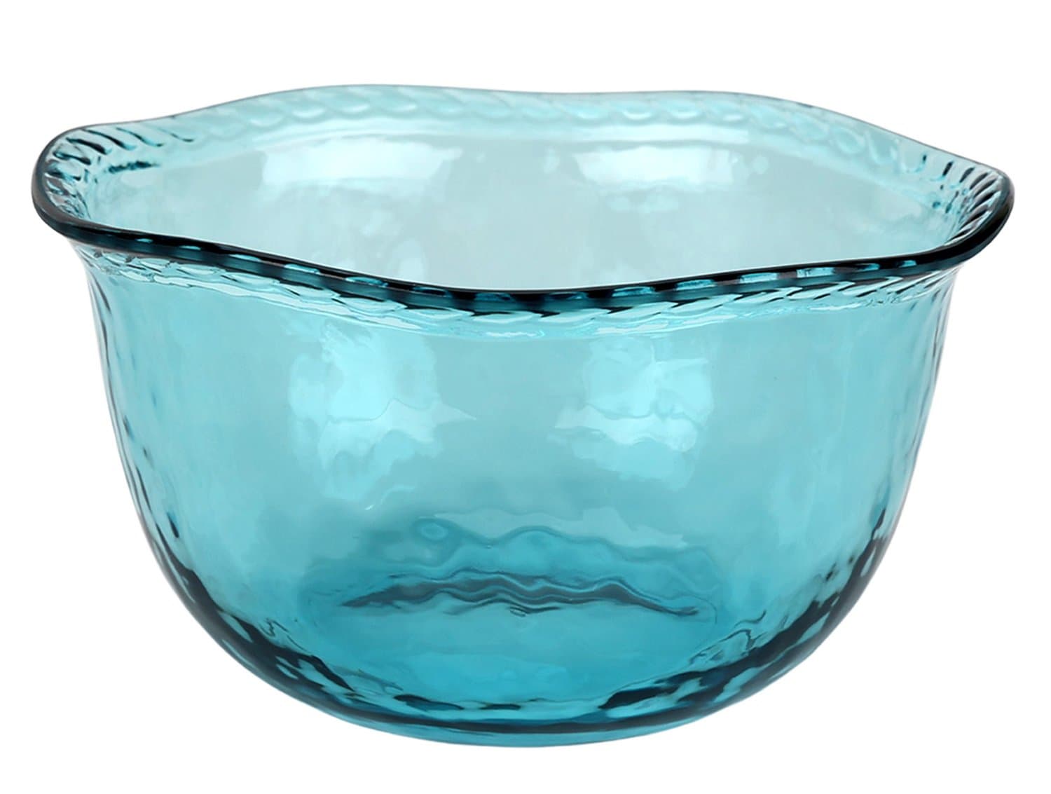 Bowl Acrílico Com Borda Entrecasa Turquesa 14 cm