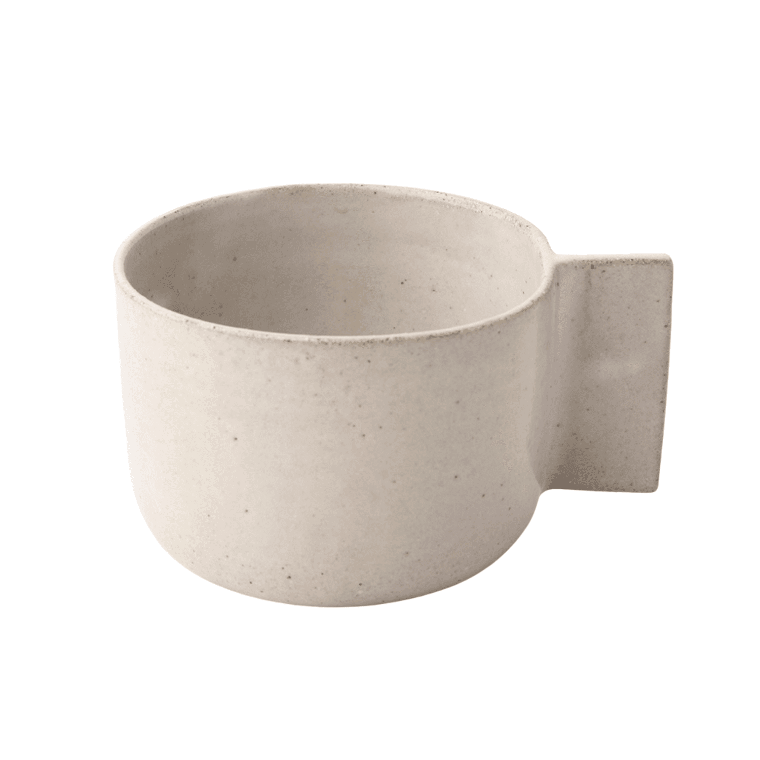 Bowl Palito em Cerâmica Luli Ateliê Branco/Marrom 10 x 7 cm