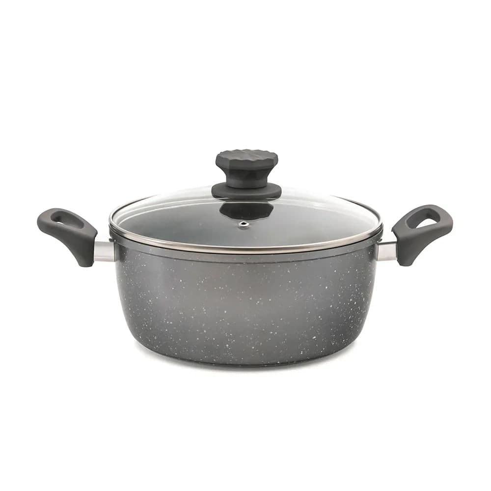 Caçarola Antiaderente Angra 20cm Cinza - Meridional