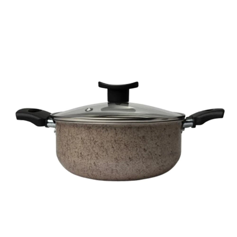 Caçarola com Tampa 22cm Ceramic Line Vanilla - Oliveira