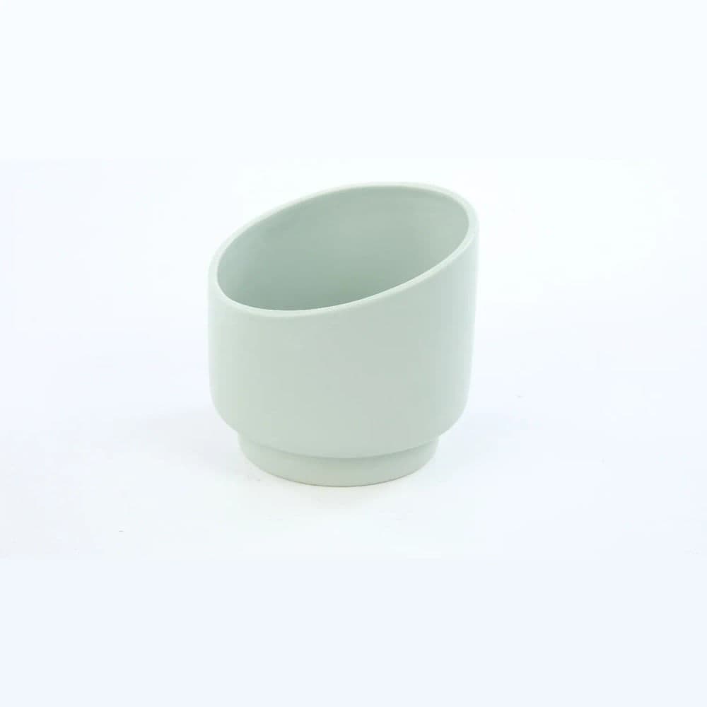 Cachepot de Cerâmica 13x13x12cm Verde - Hub.me