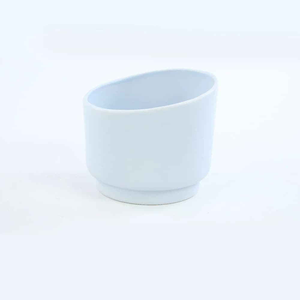 Cachepot de Cerâmica 17x17x15cm Azul - Hub.me