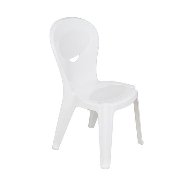 Cadeira de Jardim em Plástico 71x38 cm Branco Vice e Versa Tramontina