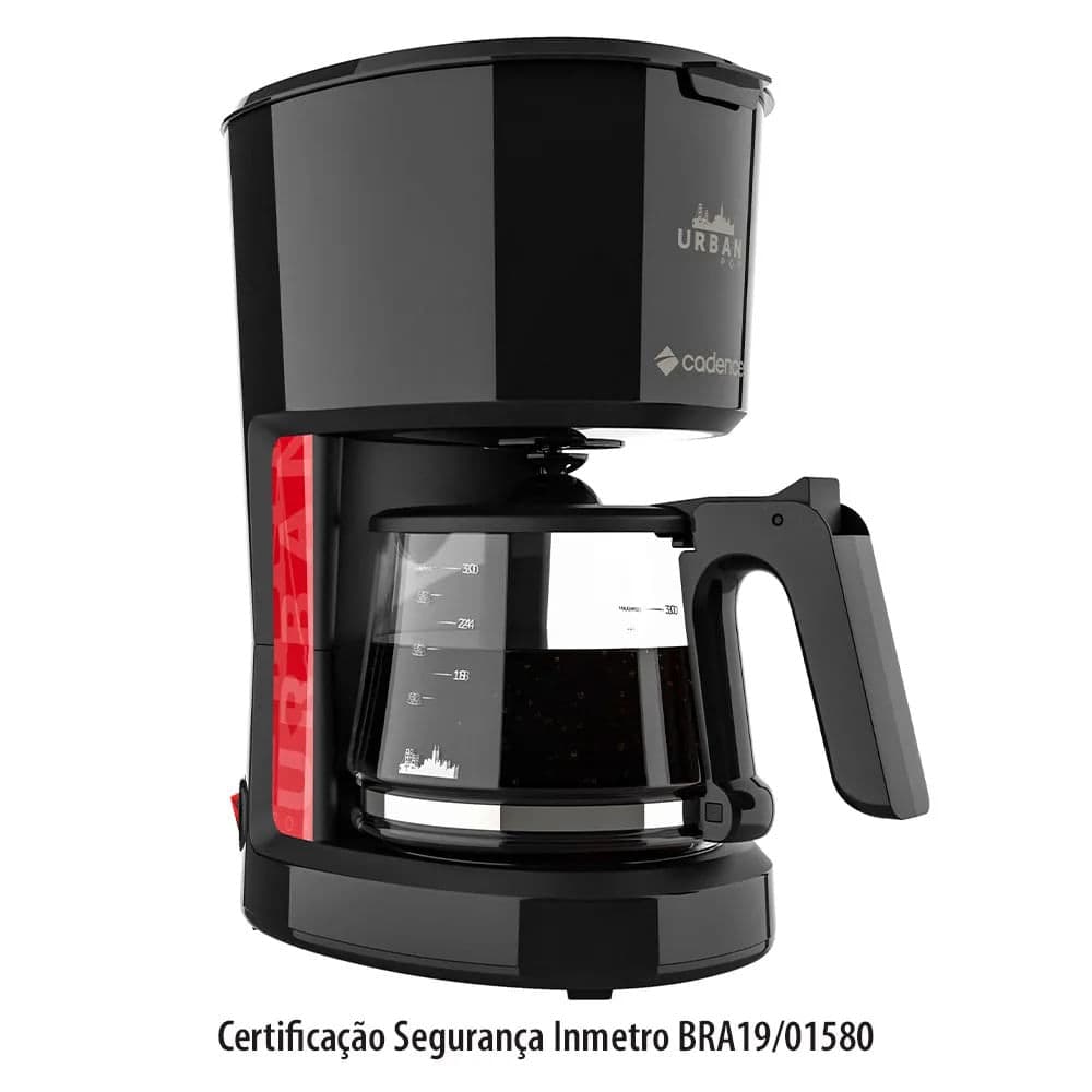 Cafeteira Elétrica Urban Pop Red - Cadence