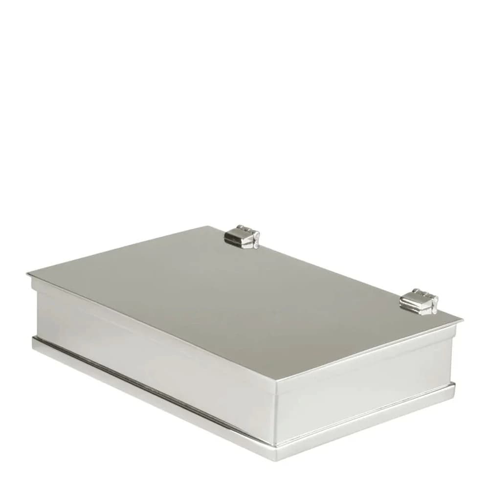 Caixa de Prata com Tampa St. James 16x10x5cm