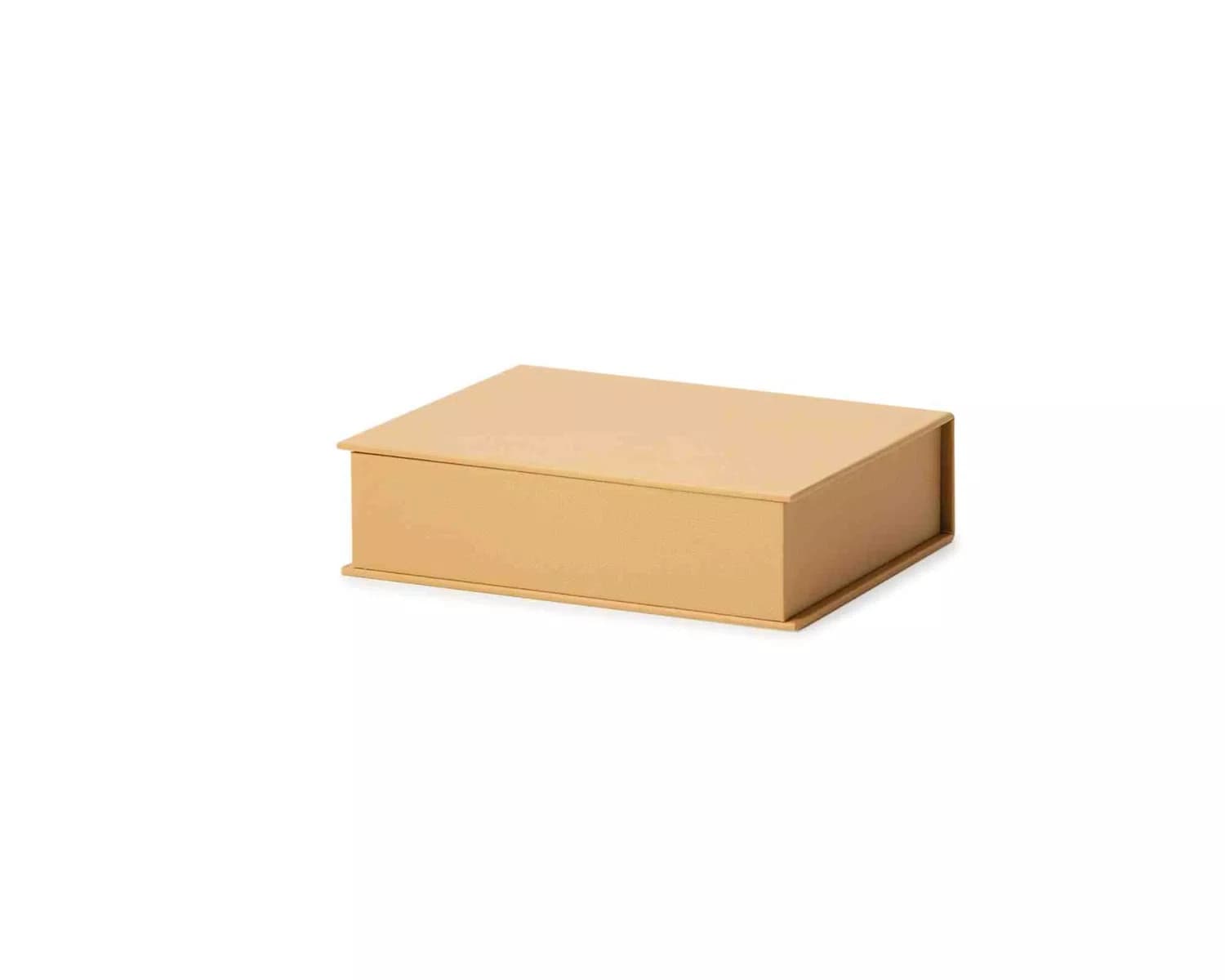 Caixa em MDF com Revestimento em PU Mart Bege 24,5cm