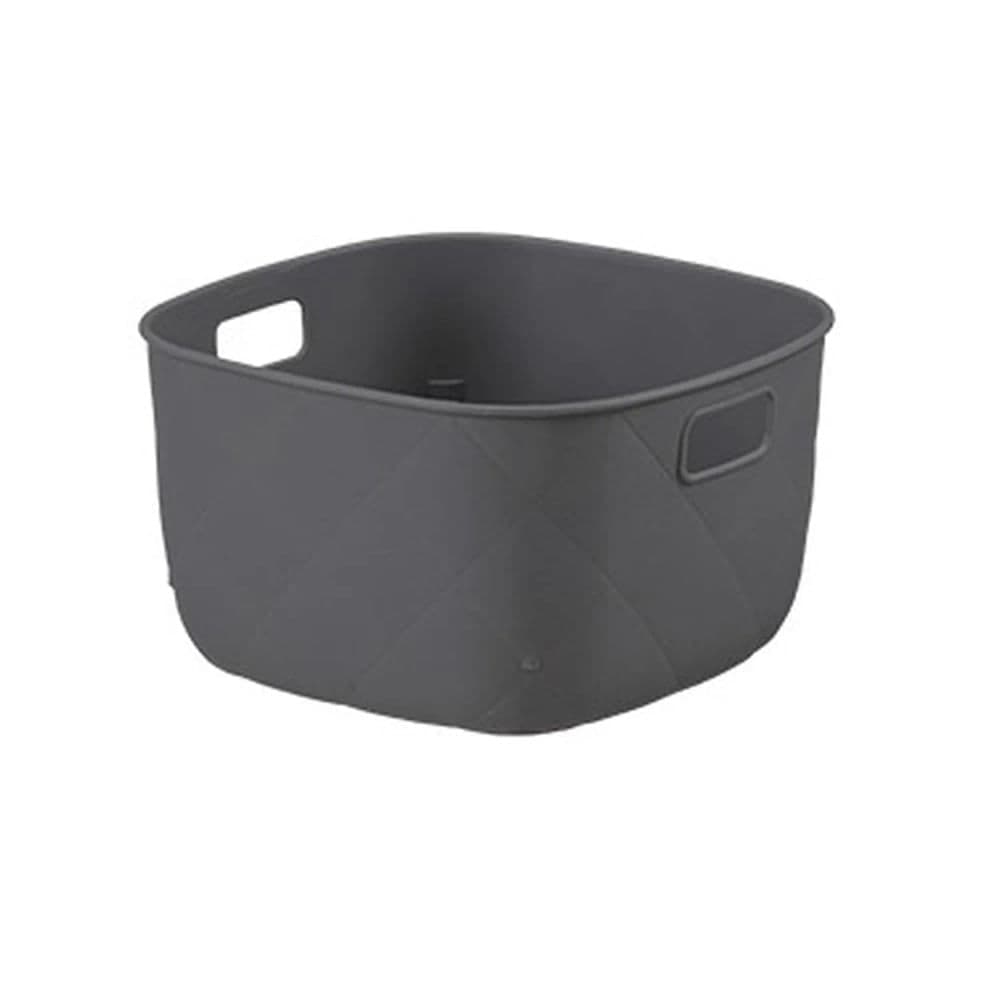 Caixa Organizadora Puffer 2,8 Litros Cinza Chumbo - Coza
