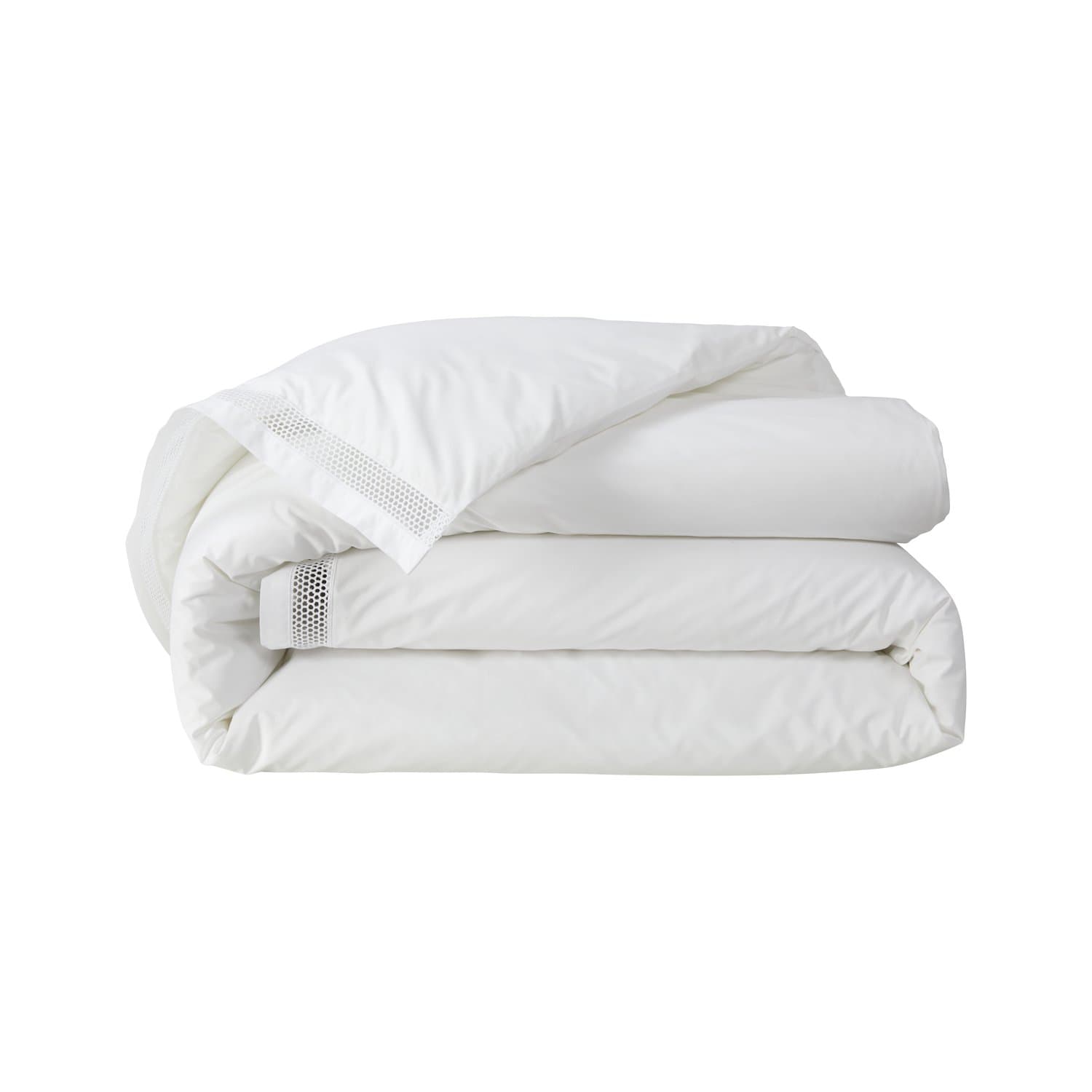 Capa de Duvet Oriane Queen 500 Fios Algodão Pima Yves Delorme Branco 2,60x2,40m