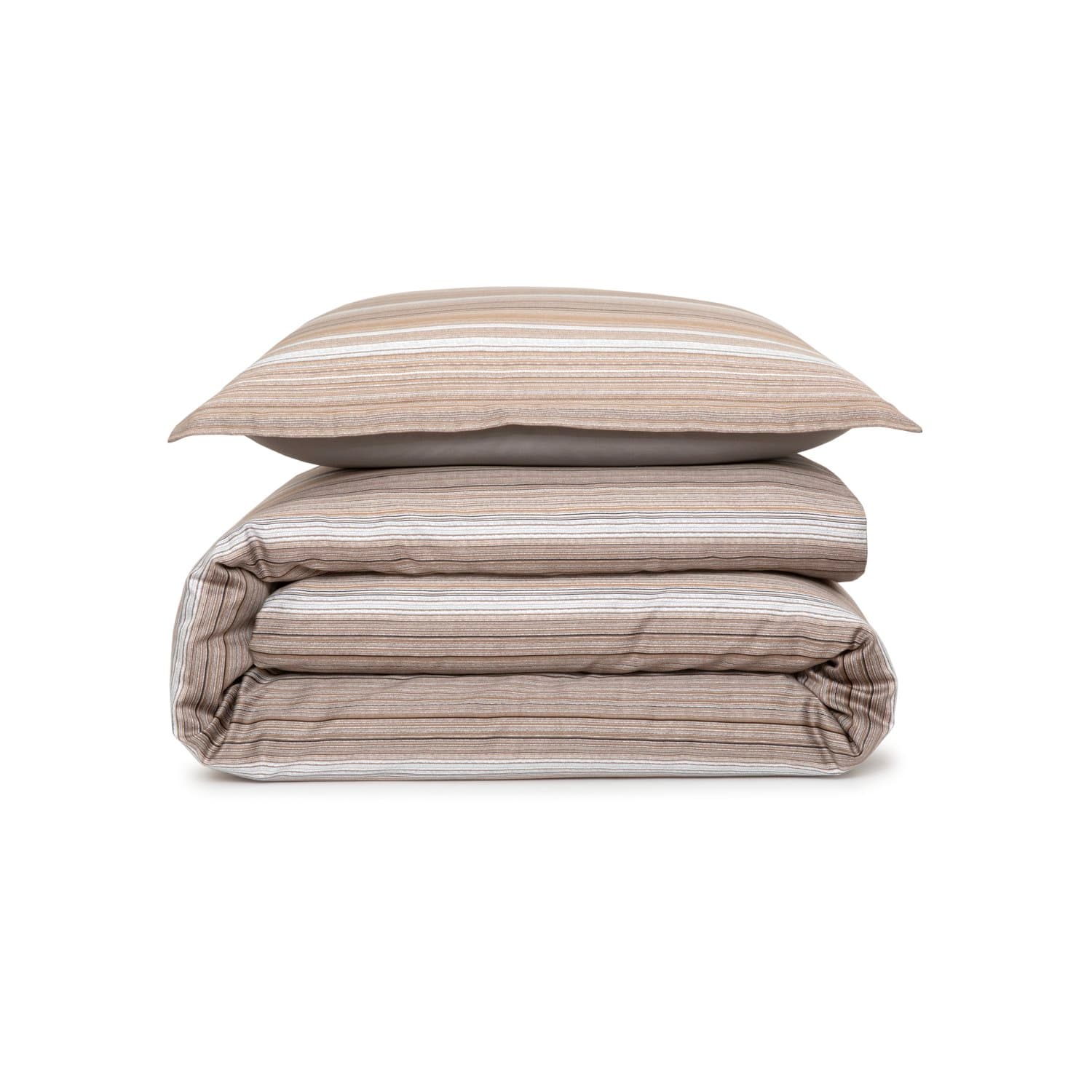 Capa de Duvet Queen Metastripe 300 Fios Algodão Orgânico Boss Home