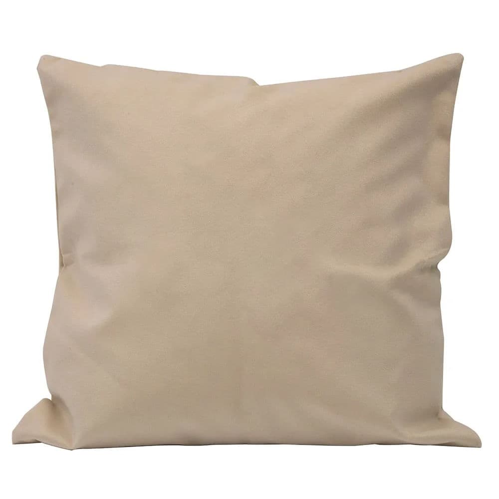 Capa para Almofada Suede Liso Bege - Shelter
