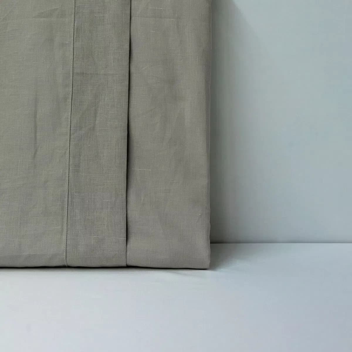 Capa Para Duvet Queen Noronha Linho 400 Fios Artelassê Kaki