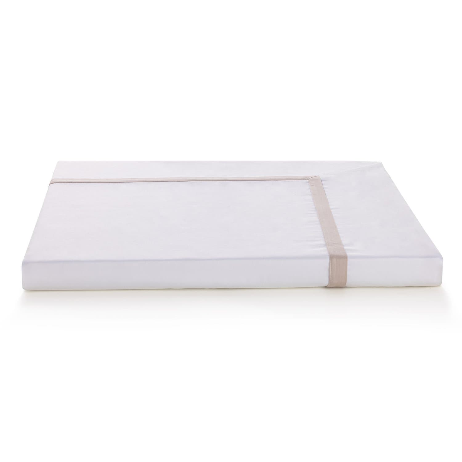 Capa Para Duvet Queen Vercelli 300 Fios Trussardi Branco/Rose 2,50 x 2,70 m
