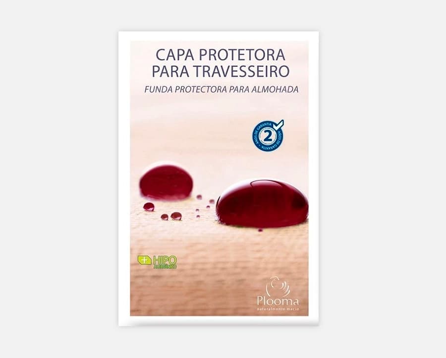 Capa Protetora para Travesseiro Plooma 0.50x0.90m