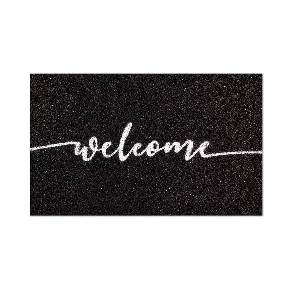Capacho Welcome 60x40cm Preto - Euro Mats