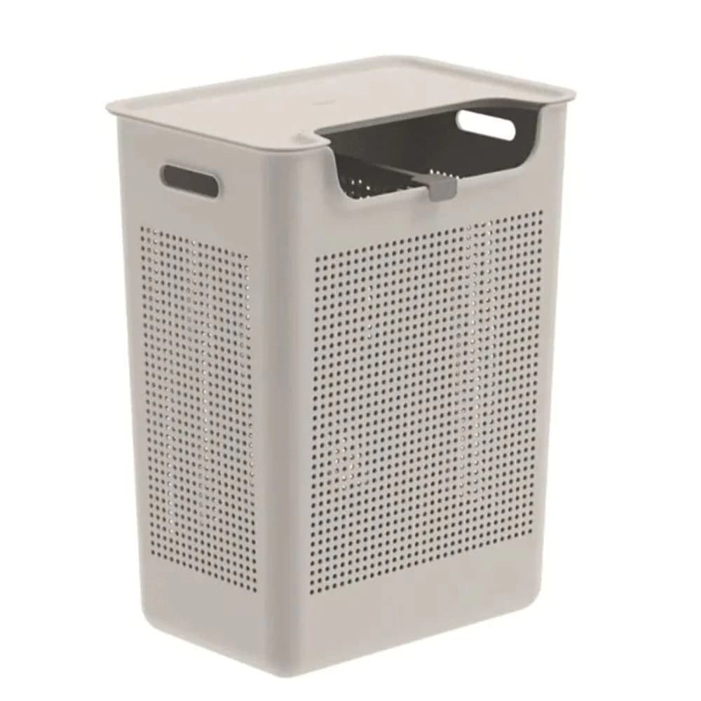 Cesto de Roupa Duplo ou Flow 55x42x30cm