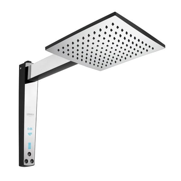 Chuveiro Digital 220V 7500W Century Preto e Cromado Lorenzetti
