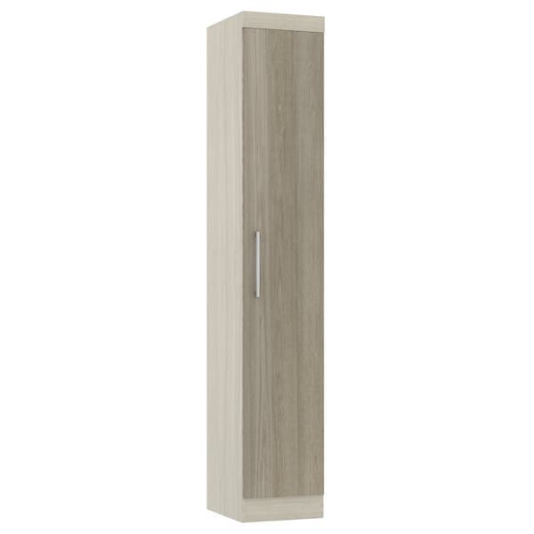 Closet Crema e Amêndoa 218x38x46,5cm Smart Luciane