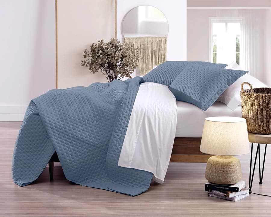 Colcha de Matelassê Boulevard Casal com 2 Porta Travesseiros - Altenburg