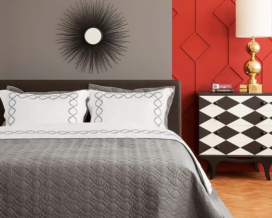 Colcha Matelassê Bellagio Queen com 2 Porta Travesseiros - Percal 250 Fios - Andreza