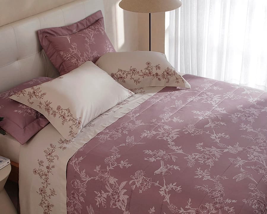 Colcha Matelassê Buddemeyer Gran Percalle Olga King com 2 Porta Travesseiros - Percal 200 Fios