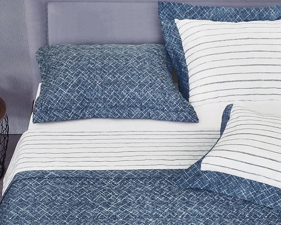 Colcha Matelassê Buddemeyer Percalle Queen com 2 Porta Travesseiros - Percal 180 Fios