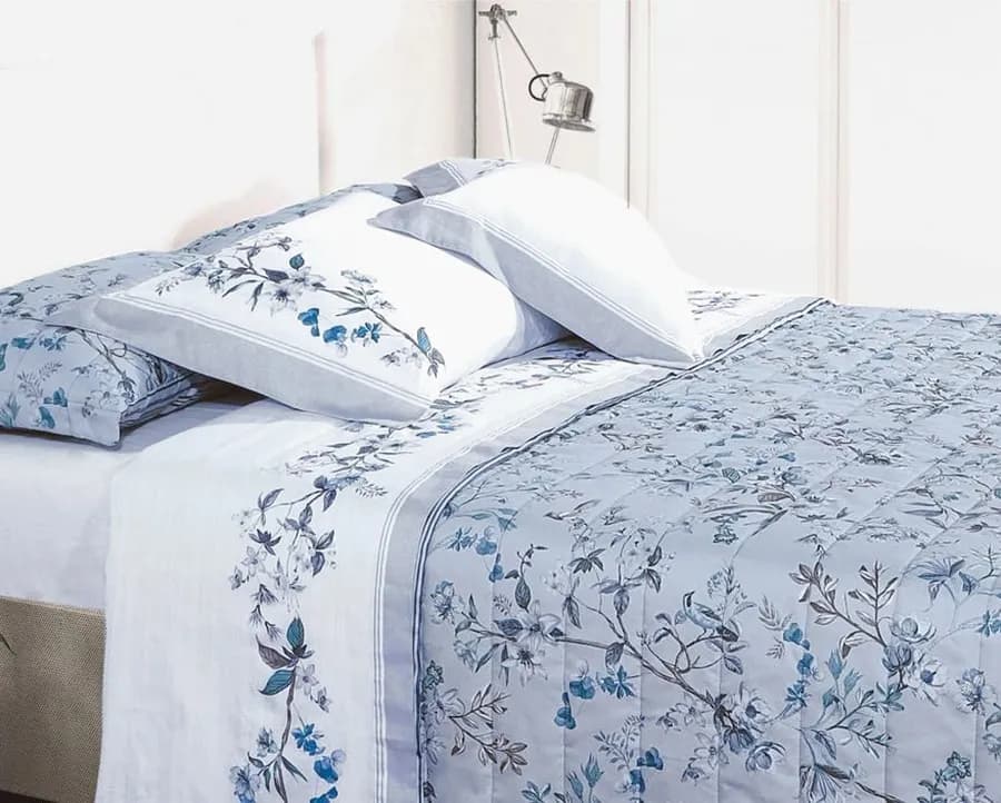 Colcha Matelassê Buddemeyer Vision Paradiso King com 2 Porta Travesseiros - Cetim 270 Fios