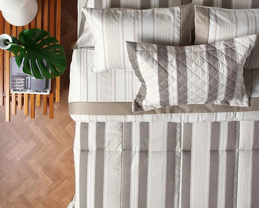 Colcha Matelassê Vert King com 2 Porta Travesseiros - Percal 250 Fios - Andreza