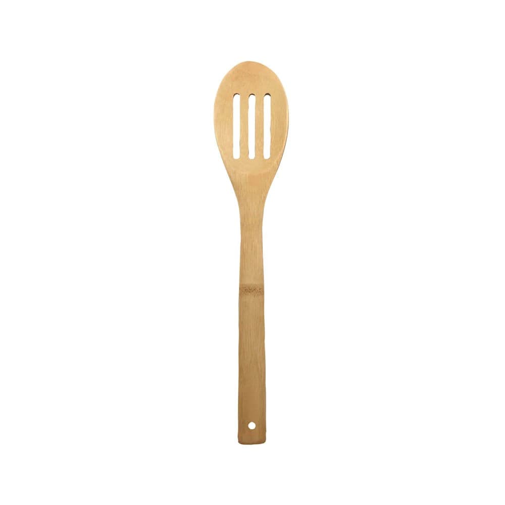 Colher Vazada de Bambu 30cm - Mozcada