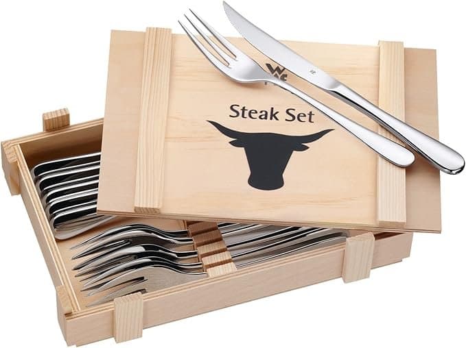 Conjunto 12 Talheres para Carne Aço Inox Servier Bistro - Wmf