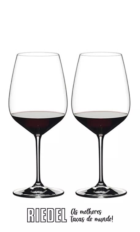Conjunto de 2 Taças para Vinho Cabernet Sauvignon Heart To Heart 800ml - Riedel