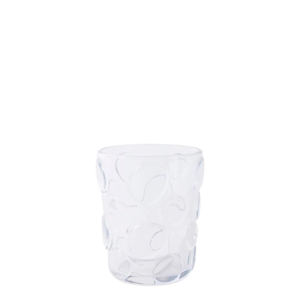 Conjunto de Copo Baixo de Vidro Bubble 320ml 6pçs