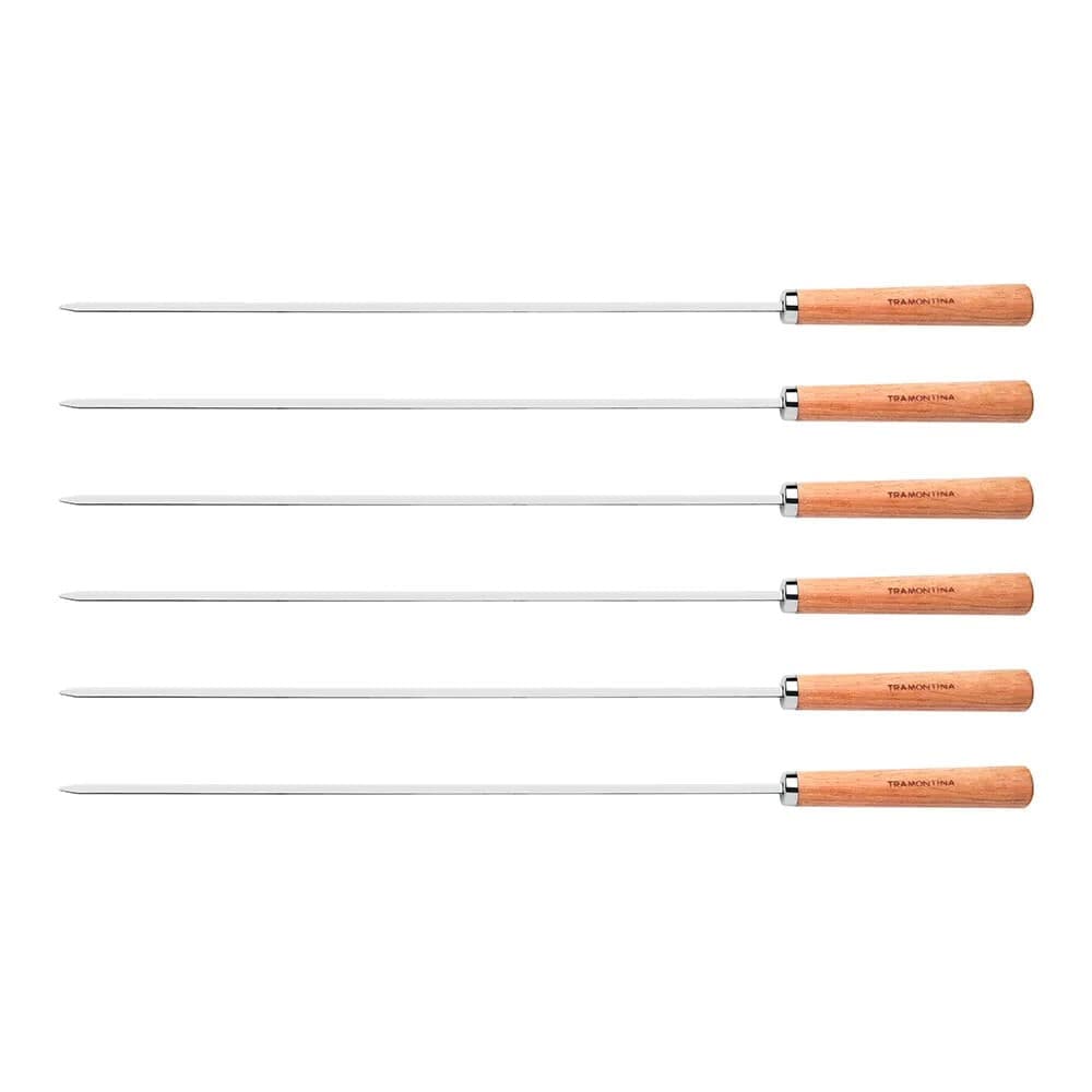 Conjunto de Espetos para Churrasco 6 Peças 50cm - Tramontina