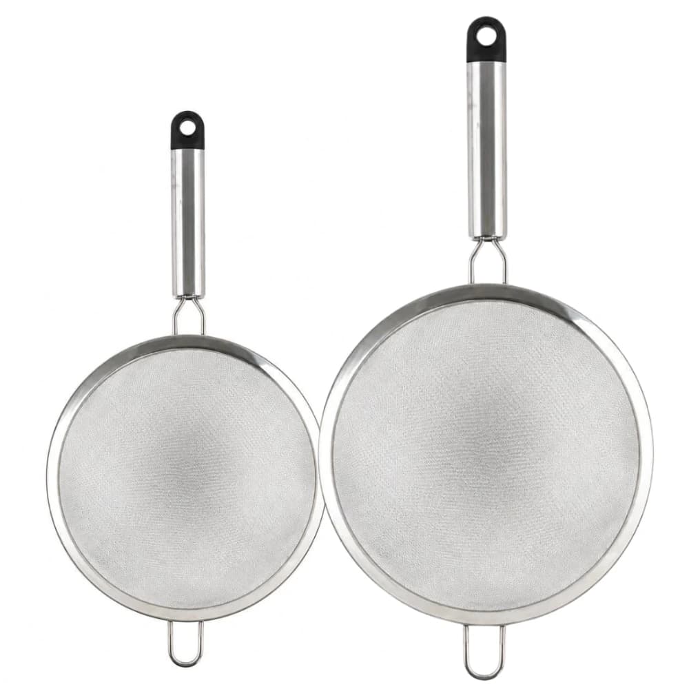 Conjunto de Peneiras de Aço Inox 2pçs