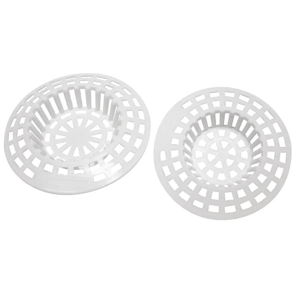 Conjunto de Ralos para Pia 2 Peças Branco - Fackelmann