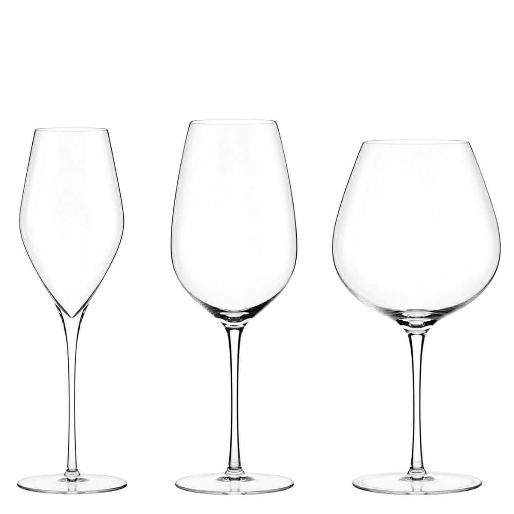Conjunto de Taças de Cristal Stolzle Fino 18pçs